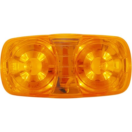 Optronics 10-Led Yellow Double Bullseye Style Marker/Clearance Light MCL45AB